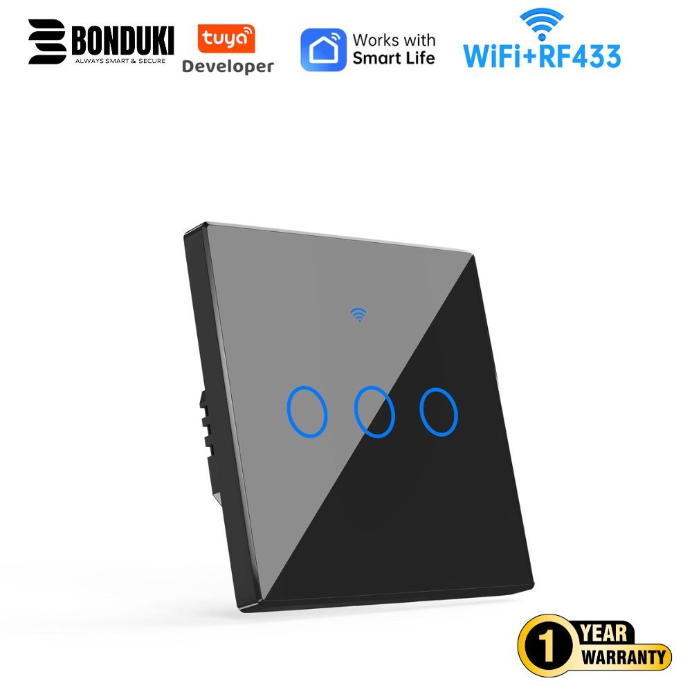 Tuya Smart Wall Switch (1–4 Gang) | App + Bluetooth + Touch + RF Remote + Regulator & Socket_img_7