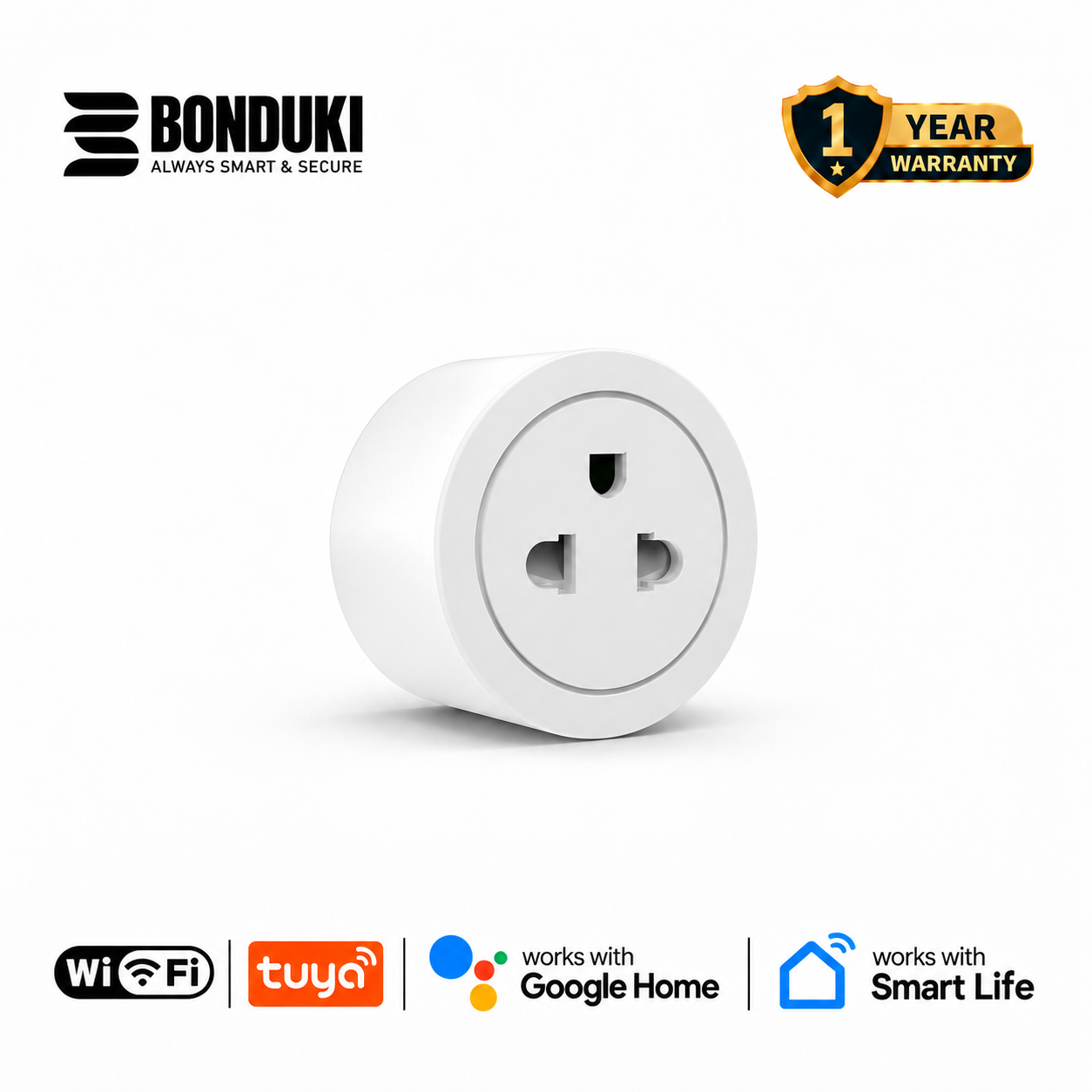 Tuya Smart WiFi VN Plug 16A 3680W – Smart Socket with Remote & Voice Control