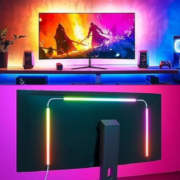 PC Sync Ambient RGB LED Backlight Kit | Smart Music Sync TV & Monitor Light | USB Powered_img_5