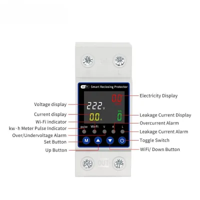 Smart WiFi MCB Circuit Breaker (Basic / Pro) App Control, Energy Monitoring & Full Protection_img_3