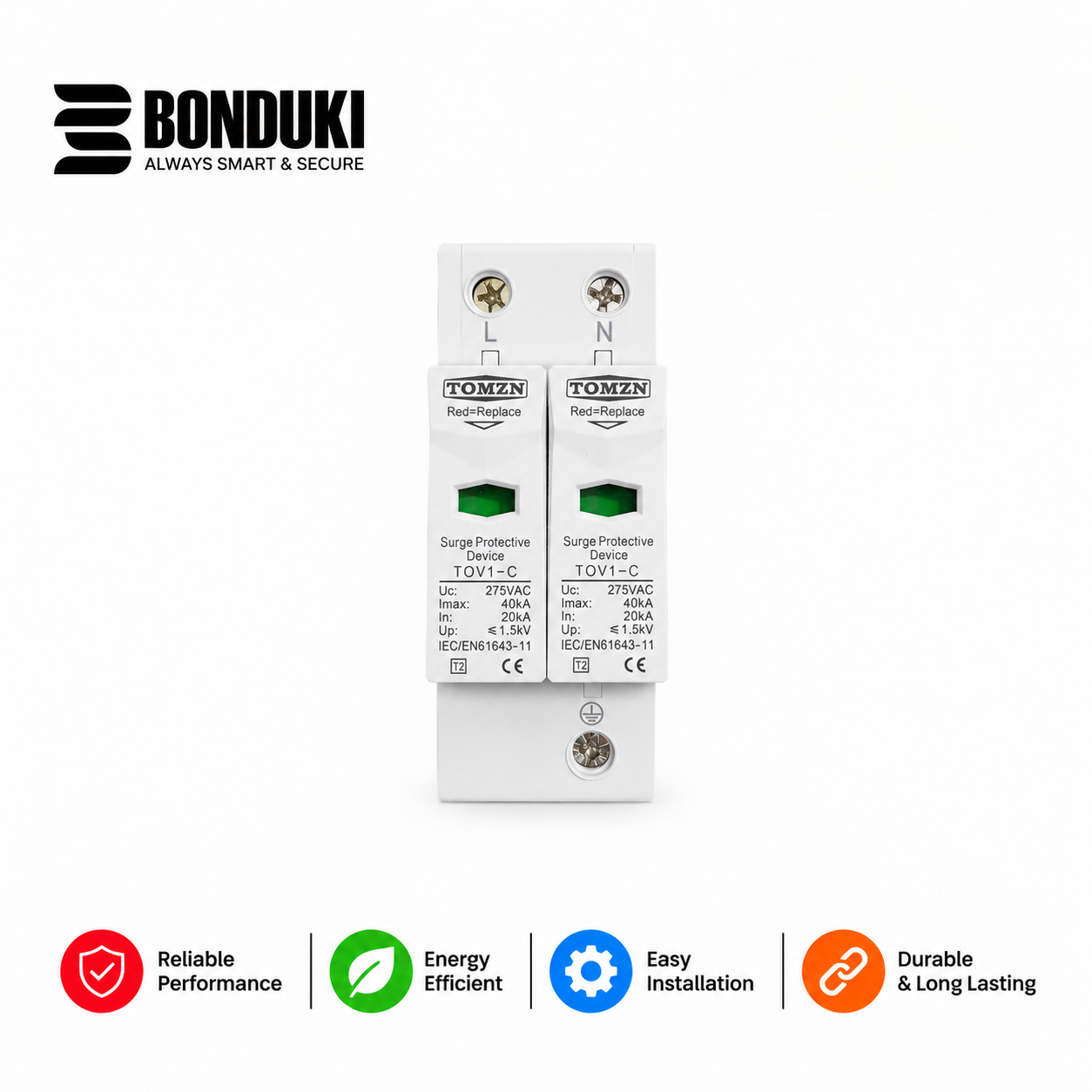 TOMZN TOV1-C AC Surge Protective Device (SPD)
