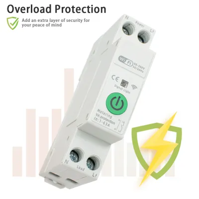 Smart WiFi MCB Circuit Breaker (Basic / Pro) App Control, Energy Monitoring & Full Protection_img_11