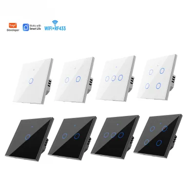 Tuya Smart Wall Switch (1–4 Gang) | App + Bluetooth + Touch + RF Remote + Regulator & Socket_img_0