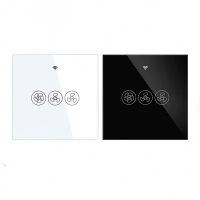 MOES WiFi Smart Fan regulator Switch | Touch + App + Voice + Remote Control Support | Speed Control & Timer_img_1