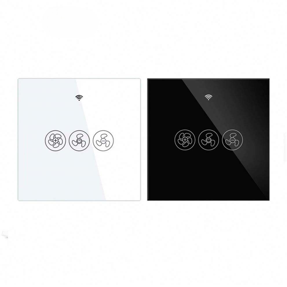 MOES WiFi Smart Fan regulator Switch | Touch + App + Voice + Remote Control Support | Speed Control & Timer_img_1