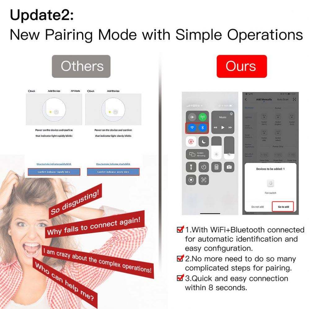 MOES WiFi Smart Fan regulator Switch | Touch + App + Voice + Remote Control Support | Speed Control & Timer_img_8