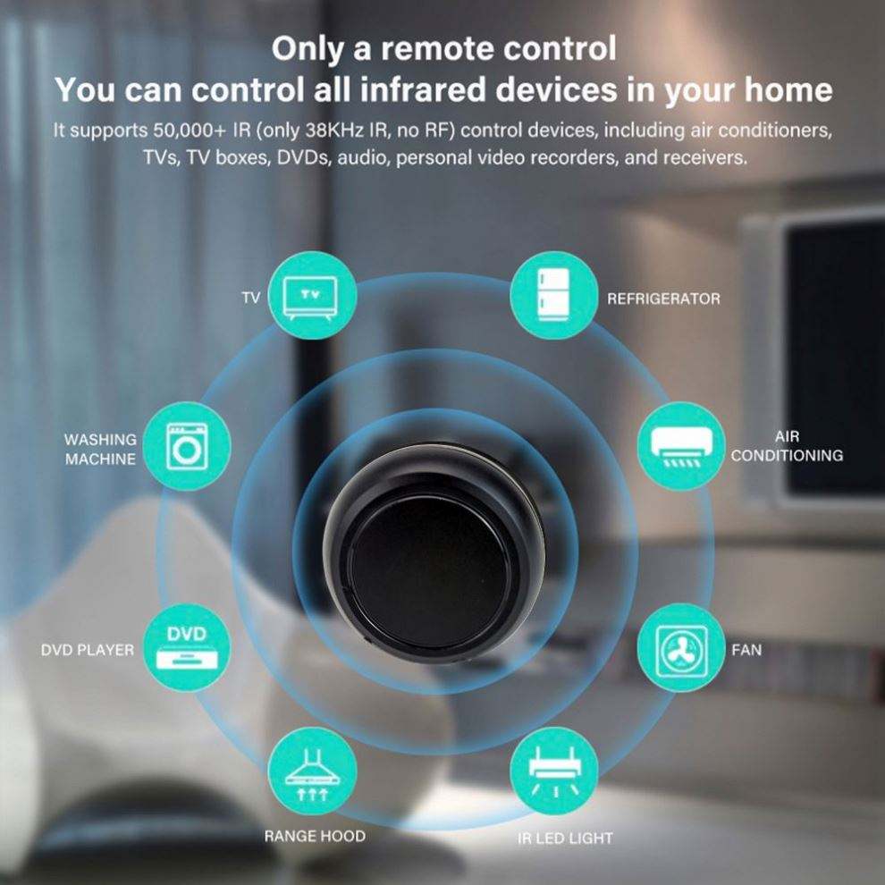 Tuya Smart WiFi IR Remote Universal Controller | Smart IR Blaster for TV, AC, Fan & Home Devices_img_2