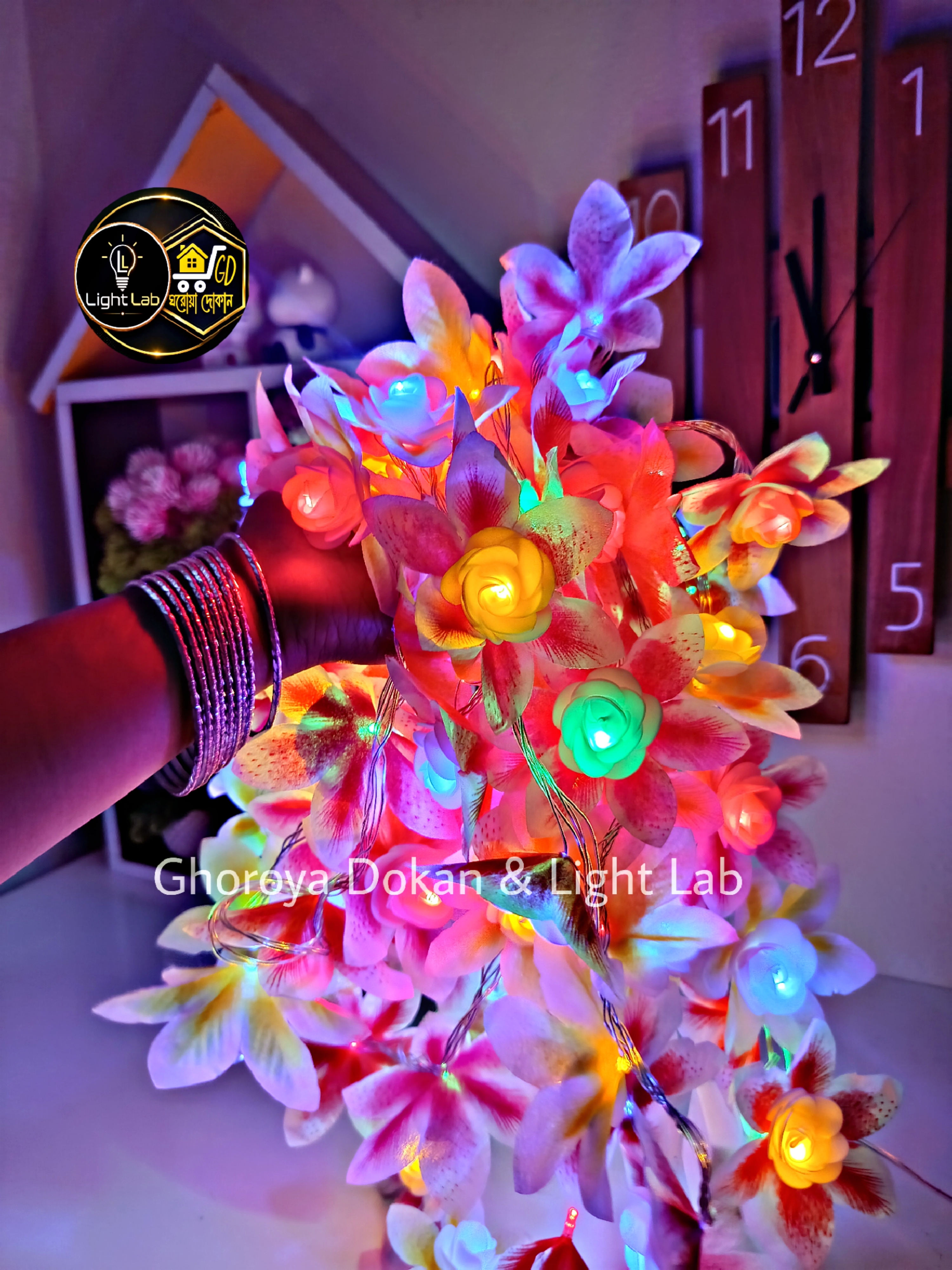 Orkid Rose Fairy Light(23 feet&80 Lights)