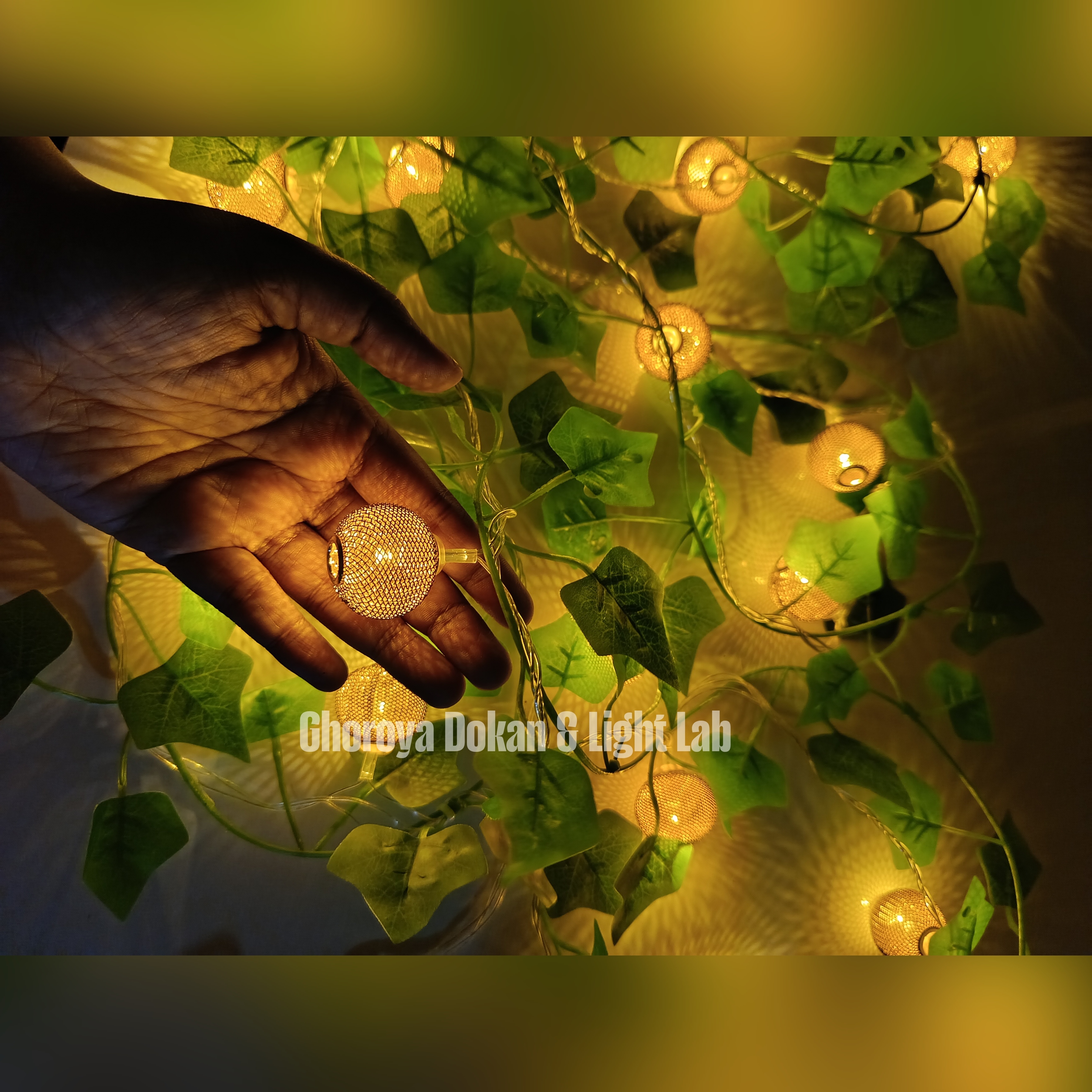 লতাযুক্ত মেটাল বল ফেইরি লাইট (১২ ফুট)_img_2