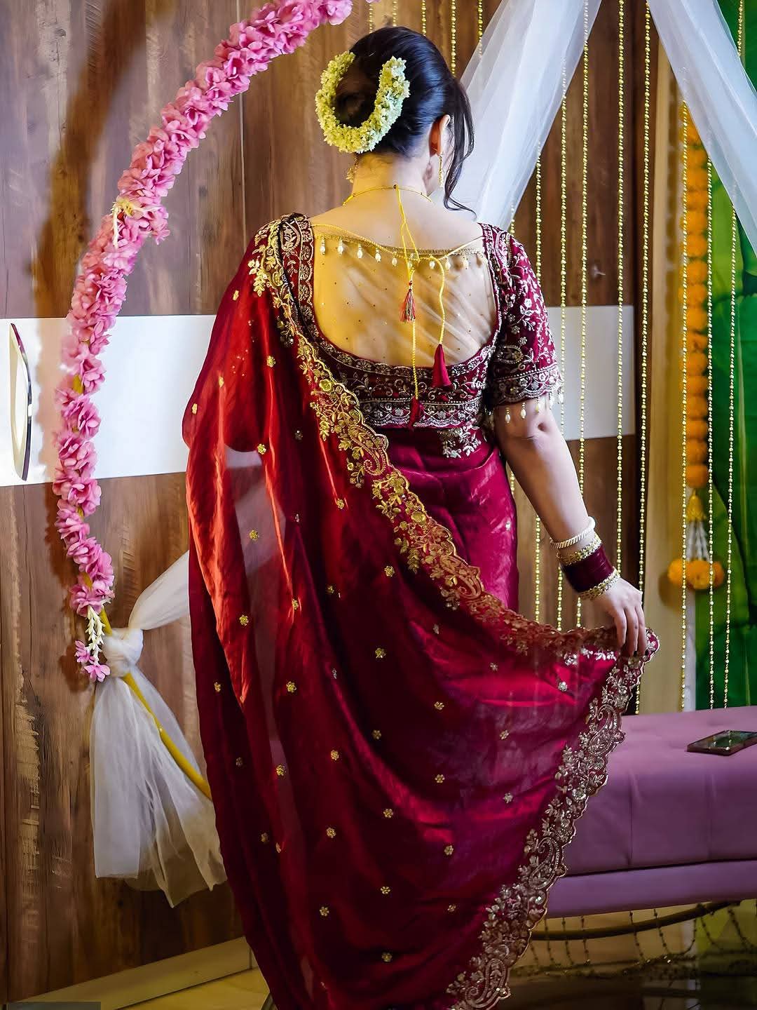 রেডি শাড়ি, রেডি ব্লাউজ, বানানোর ঝামেলা ছাড়াই_img_5