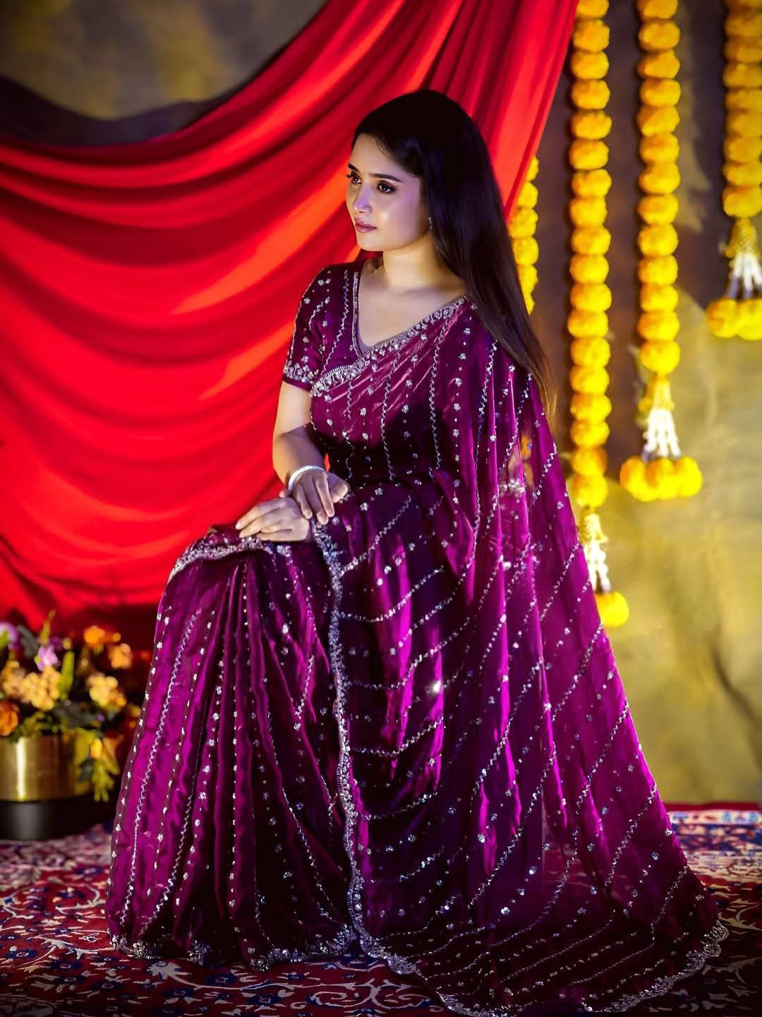 শাড়ি,রেডিমেড ব্লাউজ সহ_img_2