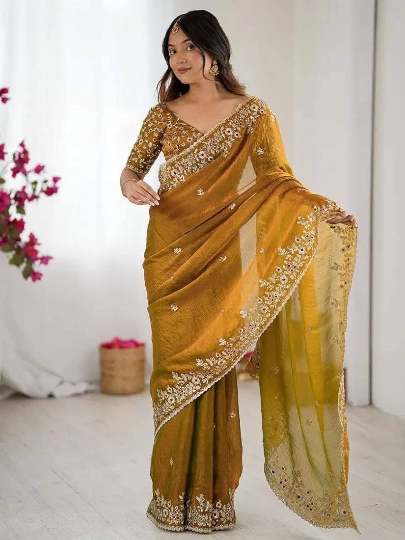 প্রিমিয়াম সিকোয়েন্স এমব্রয়ডারি শাড়ি_img_2