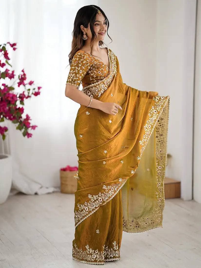 প্রিমিয়াম সিকোয়েন্স এমব্রয়ডারি শাড়ি_img_1