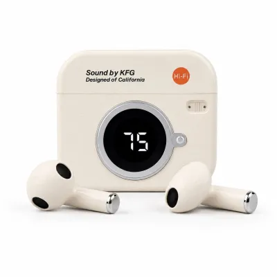 Q86 Retro Camera Design  TWS Bluetooth Earbuds_img_3