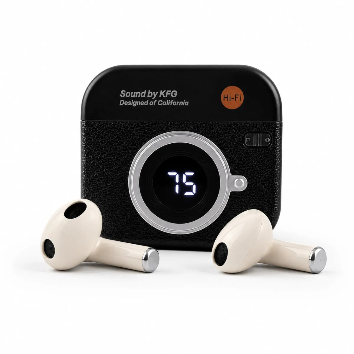 Q86 Retro Camera Design  TWS Bluetooth Earbuds