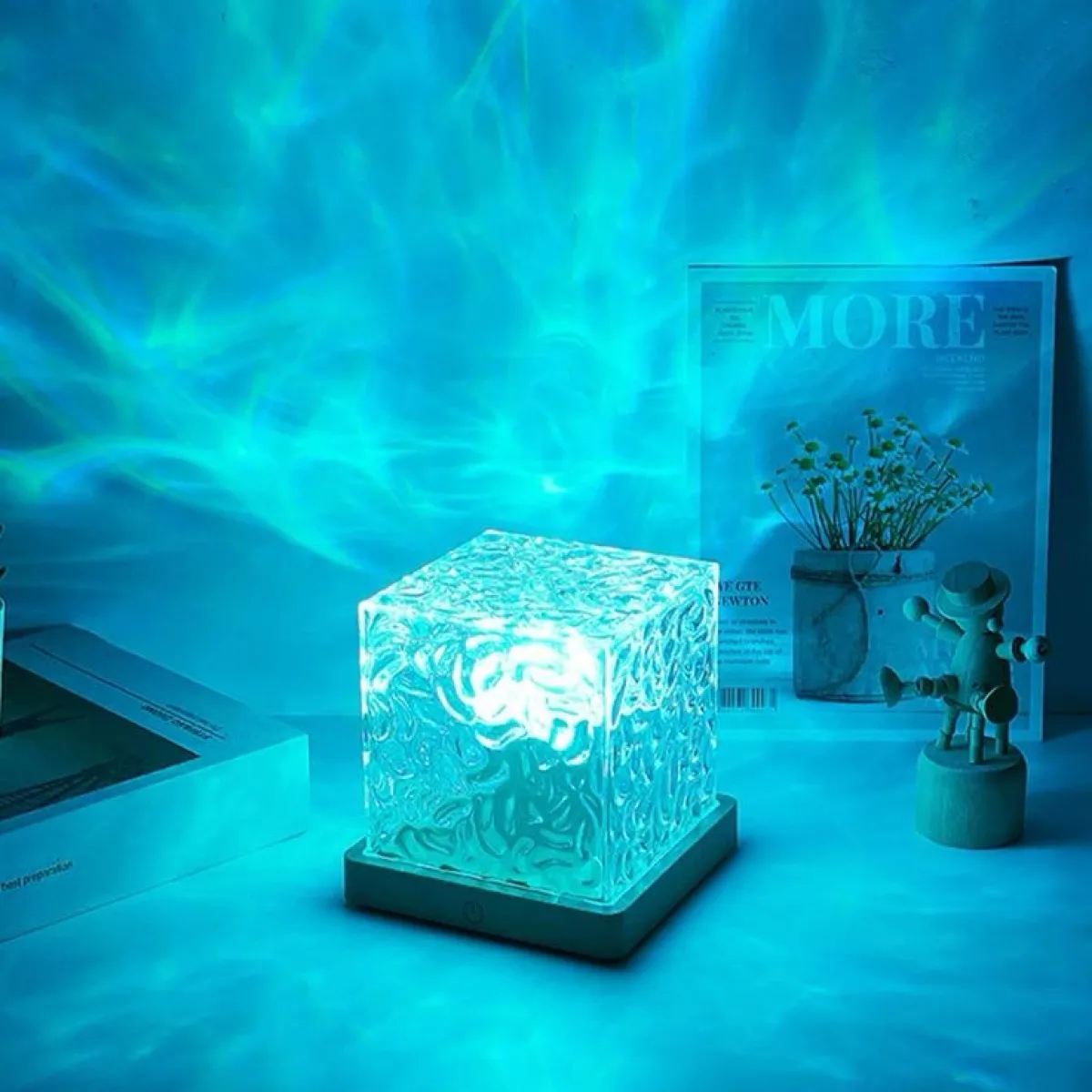 Dynamic Water Ripple Night Light