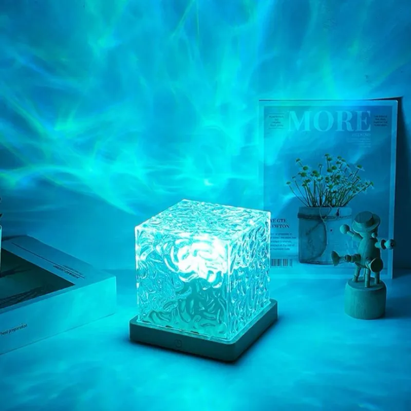 Dynamic Water Ripple Night Light