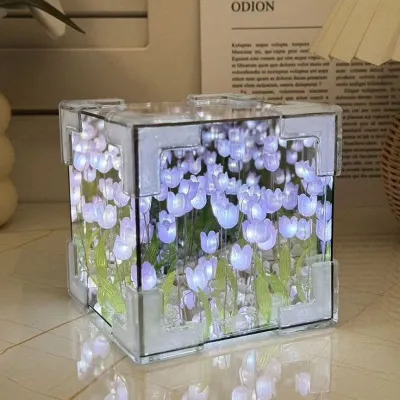 DIY Infinity Tulip Mirror Lamp Square_img_1