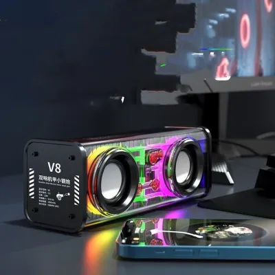 V8 Mecha RGB Bluetooth Speaker_img_1