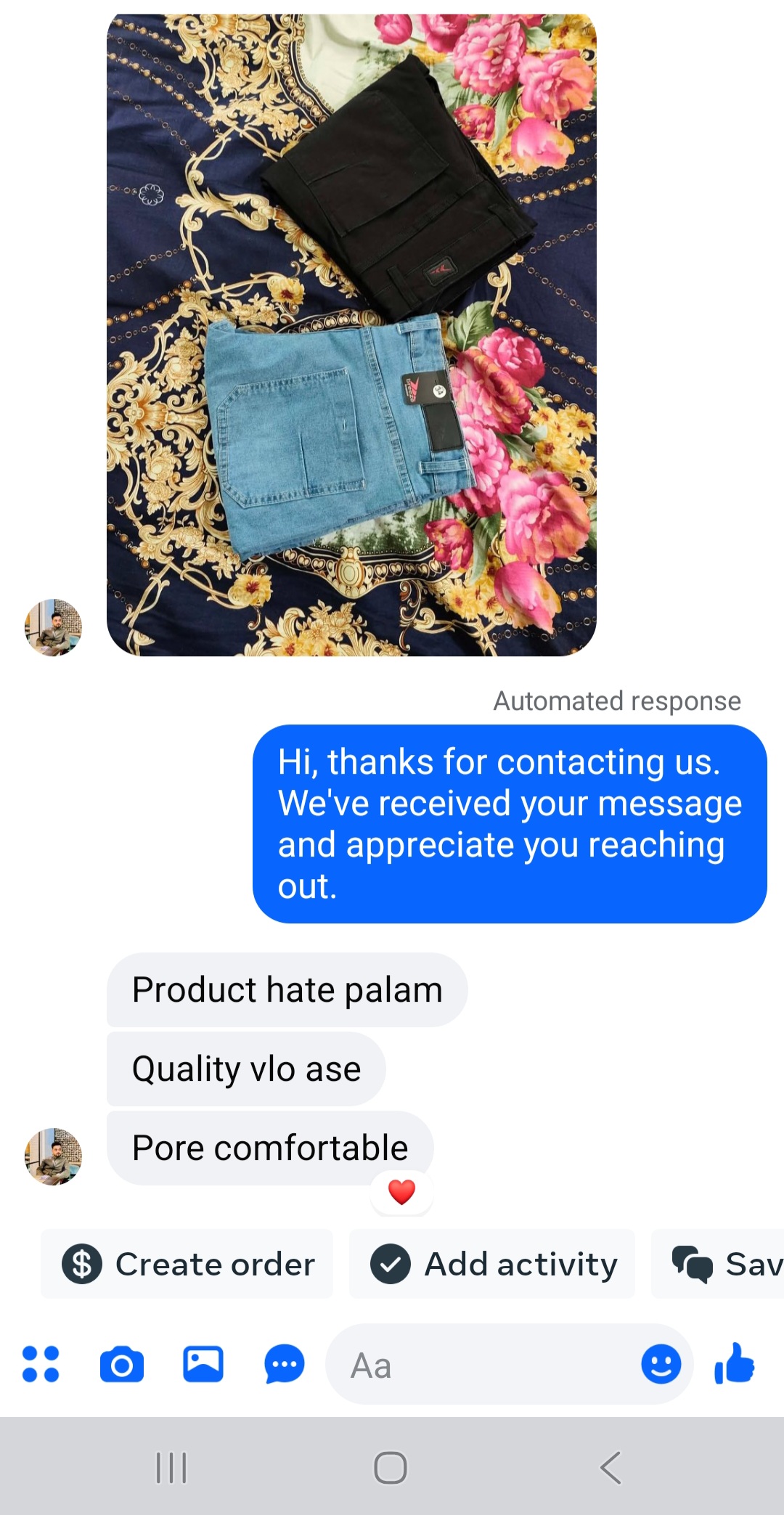 Customer review image