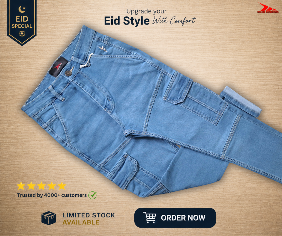 Premium Jeans Cargo ( Light Blue)_img_1