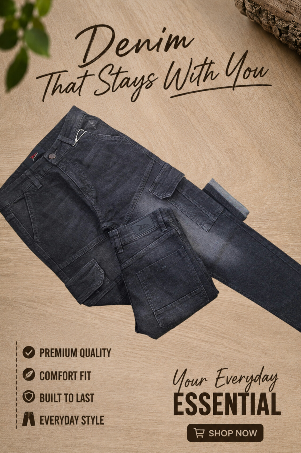 Premium Cargo Light Black