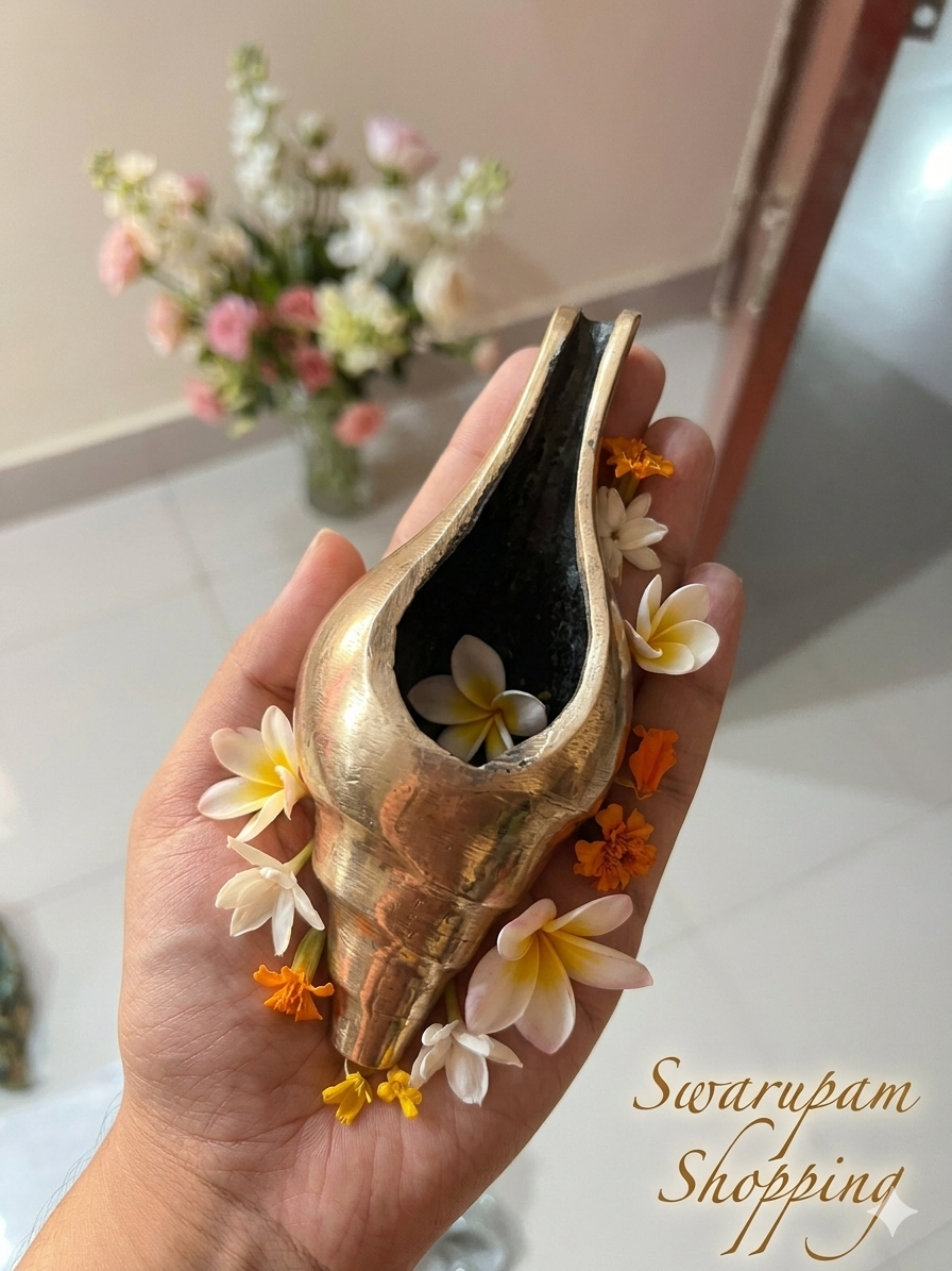 অরিজিনাল তামার জলশঙ্খ - Image 1