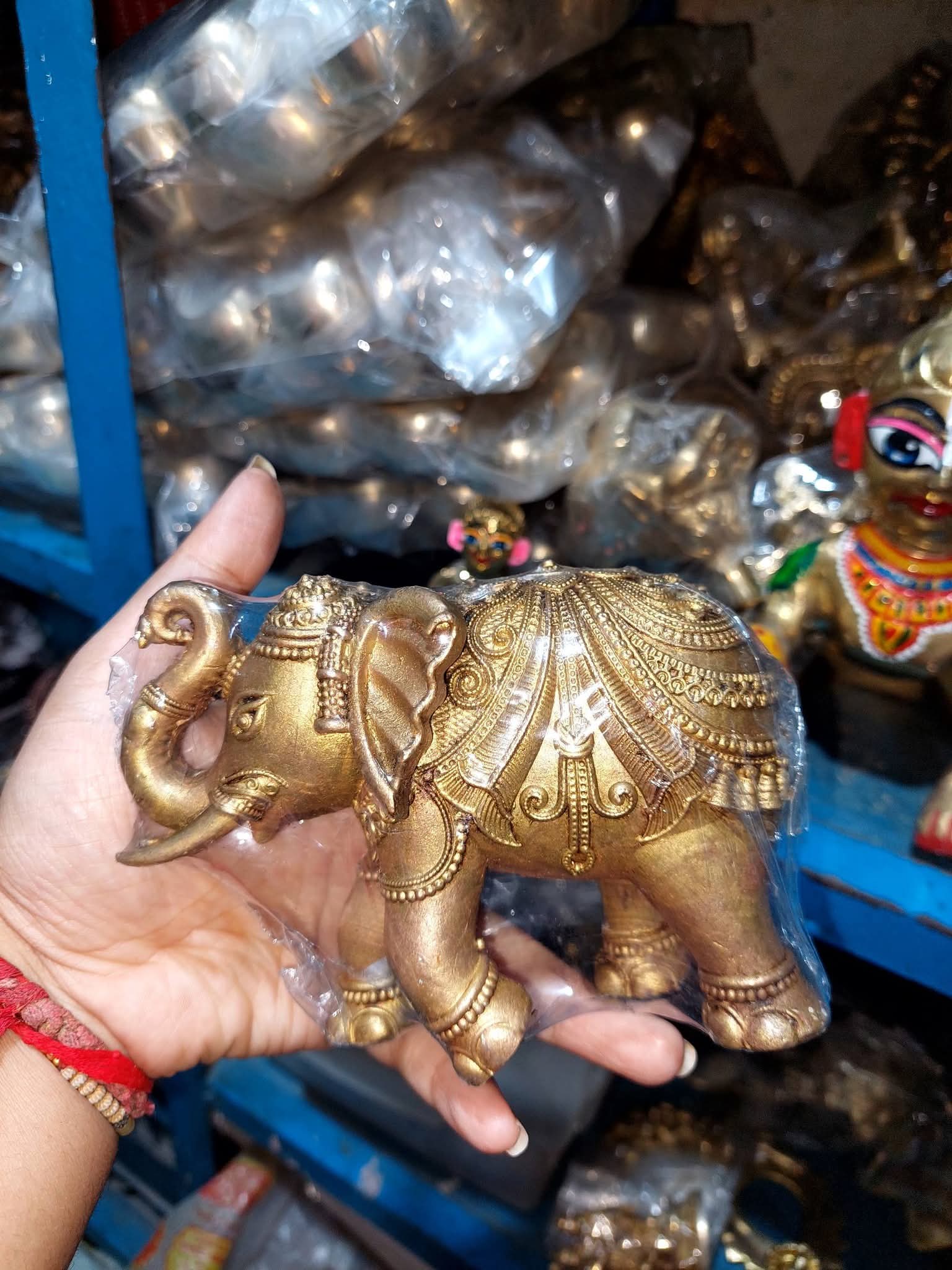 পিতলের ফেসী হাতি/ঐরাবত - Image 2
