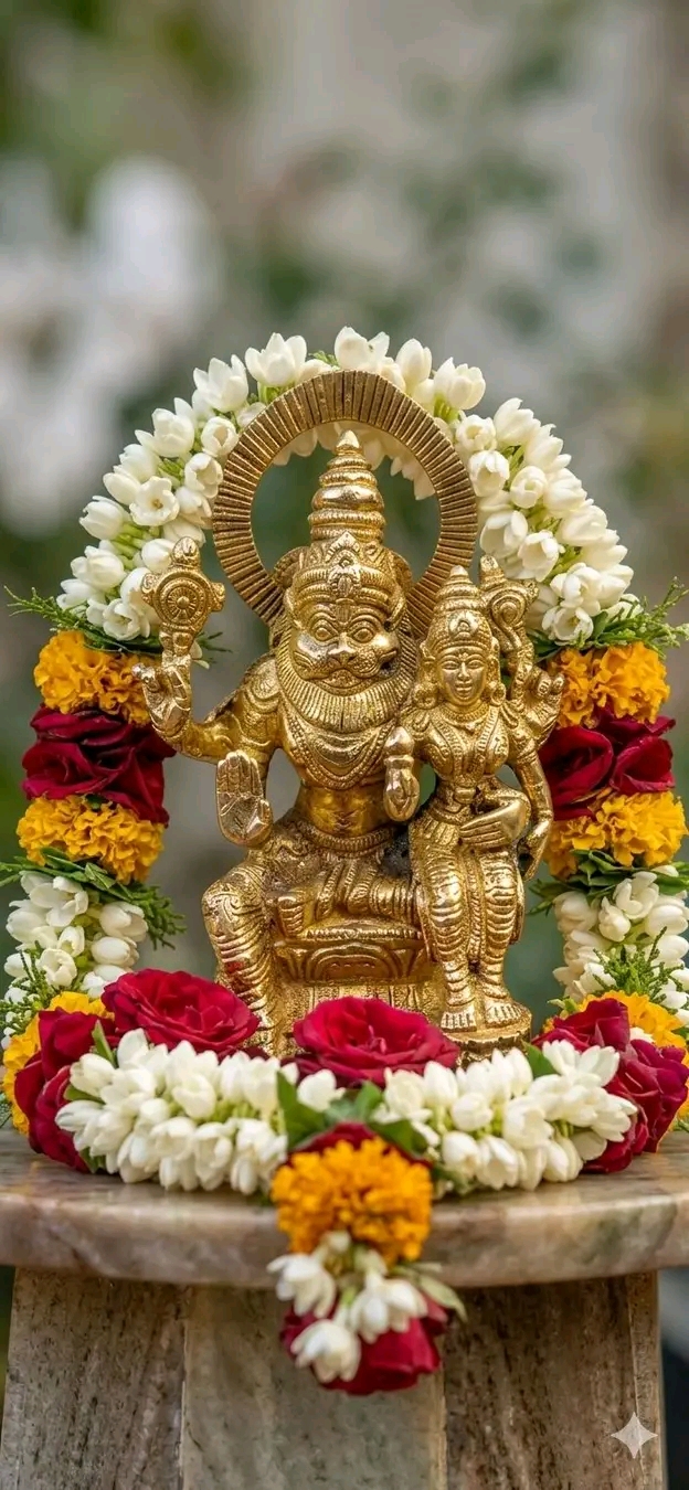 পিতলের নৃসিংহদেব - Image 3