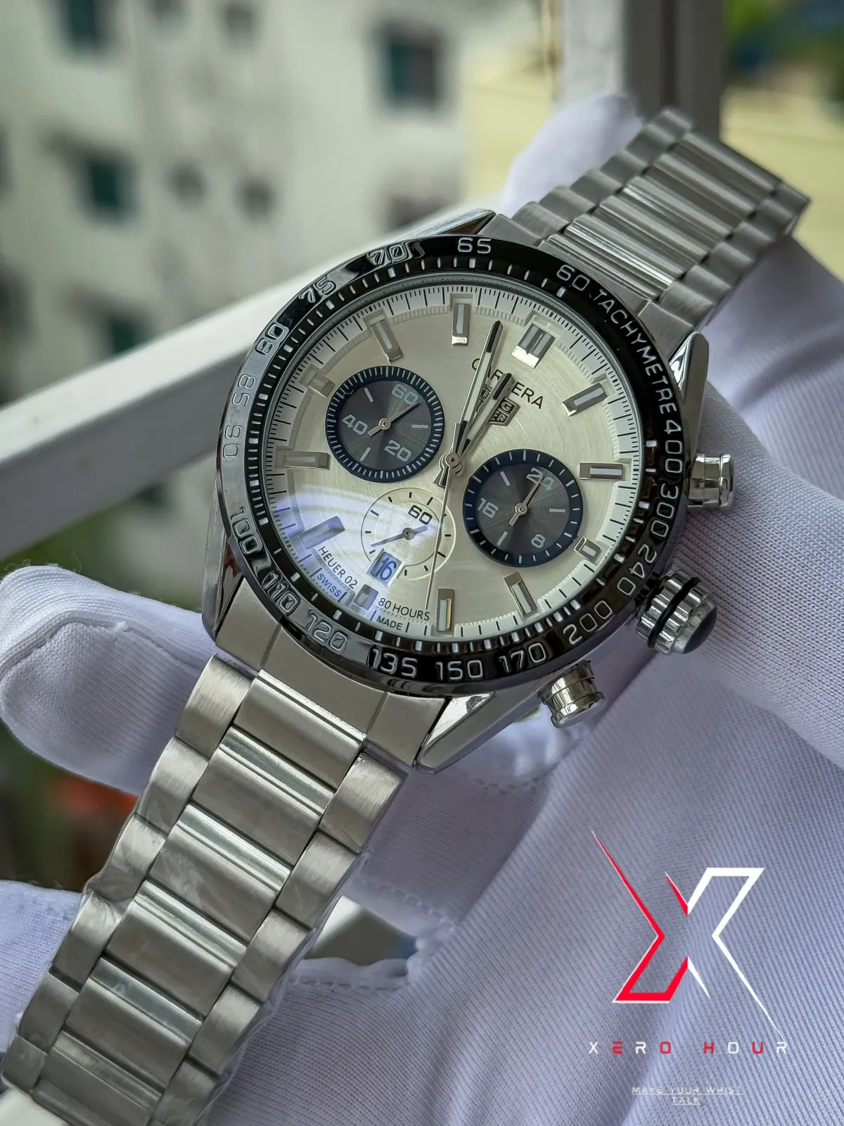 Tag Heuer Chronograph Chain | Full SS Body Watch AA Standard