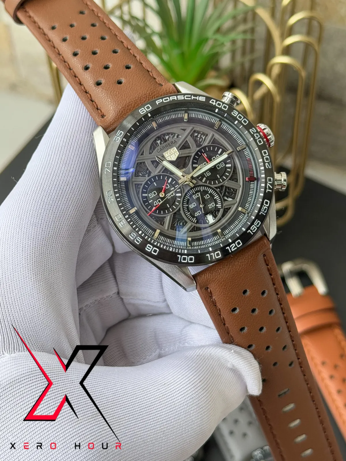 TAG Heuer Porshe Edition | PU Leather Chronograph | AA Standard