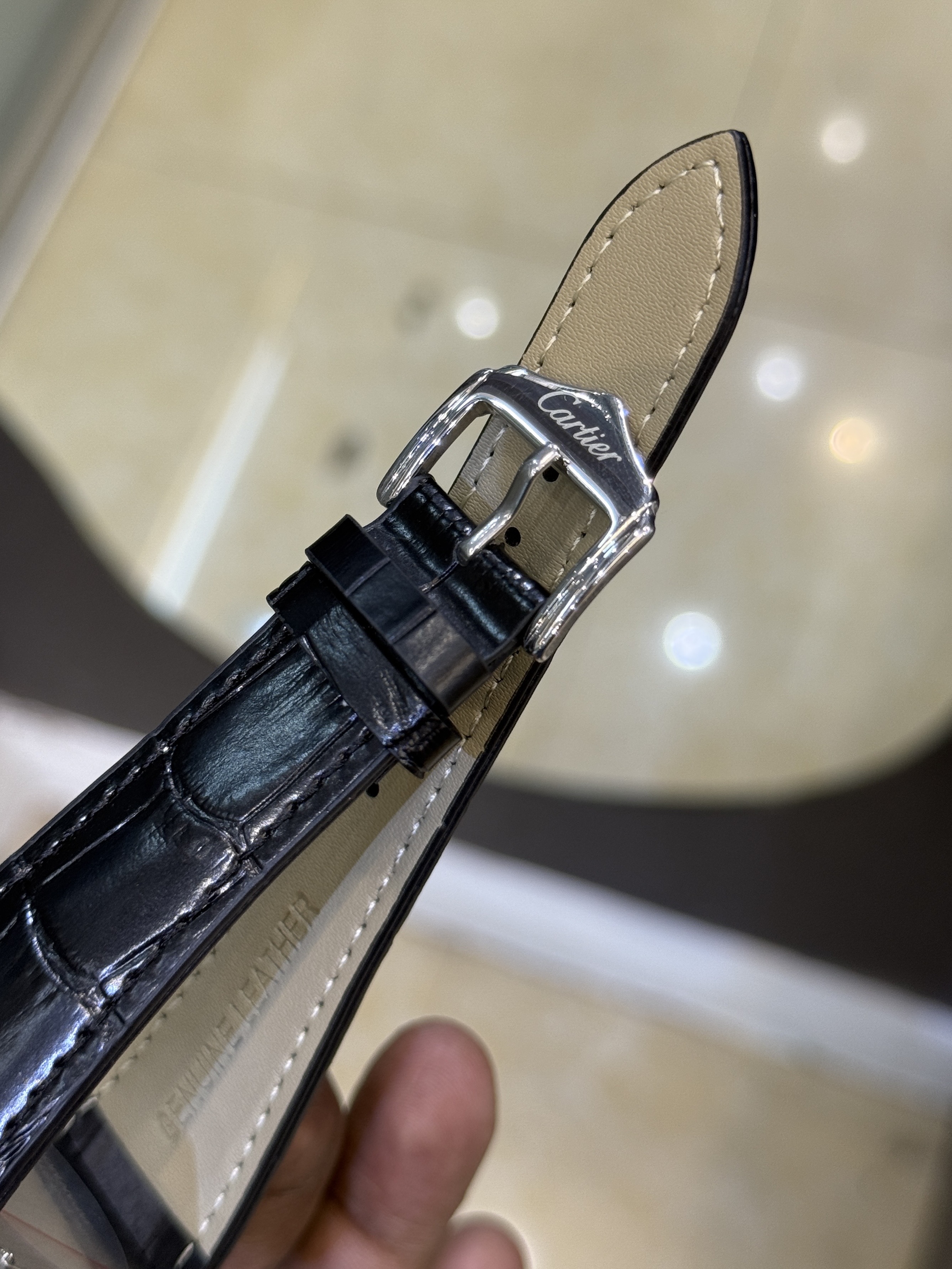 Cartier Tank Watch Big Dial (Black-White)_img_1