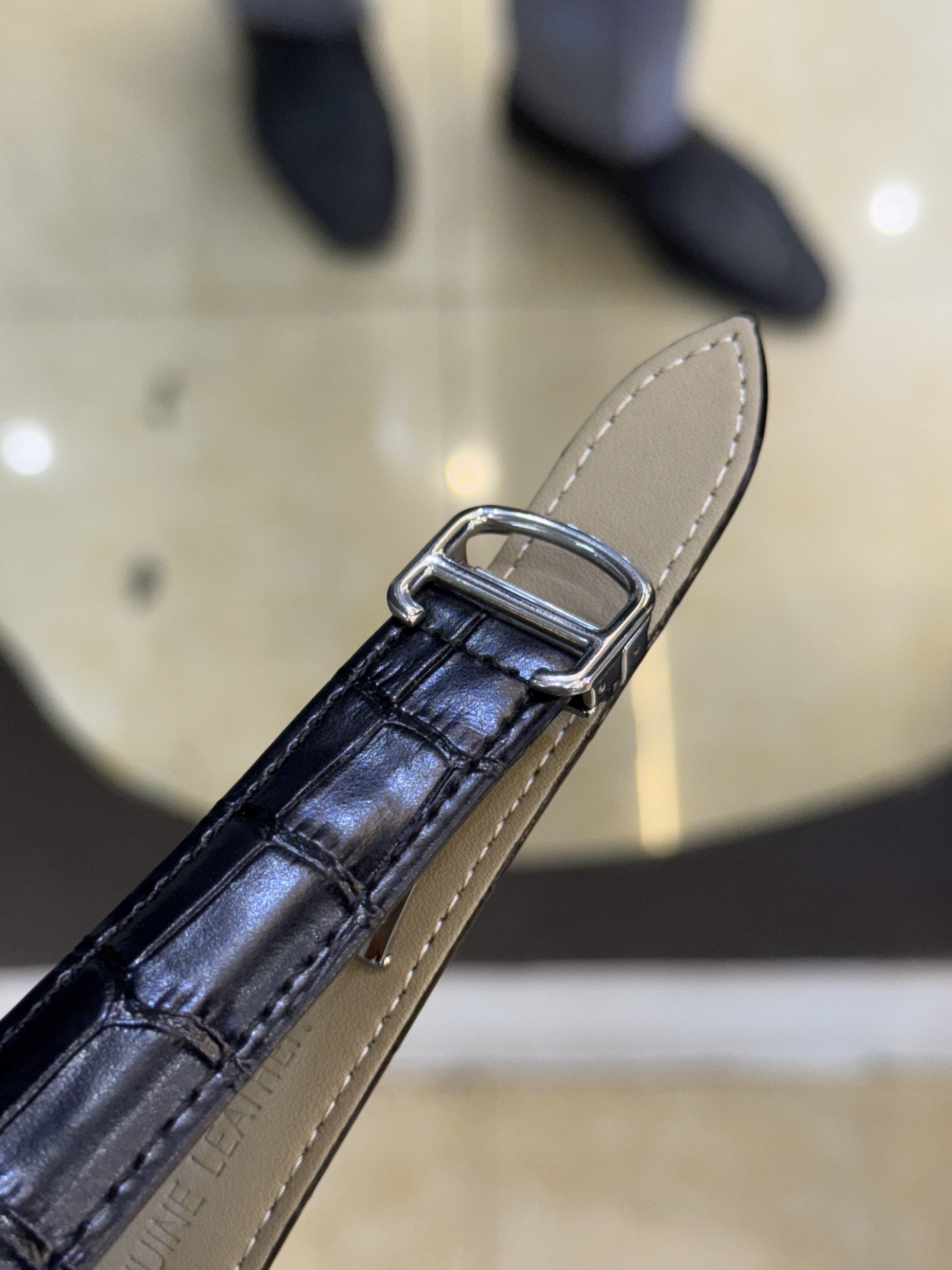 Cartier Square Santos Watch (Black)_img_2