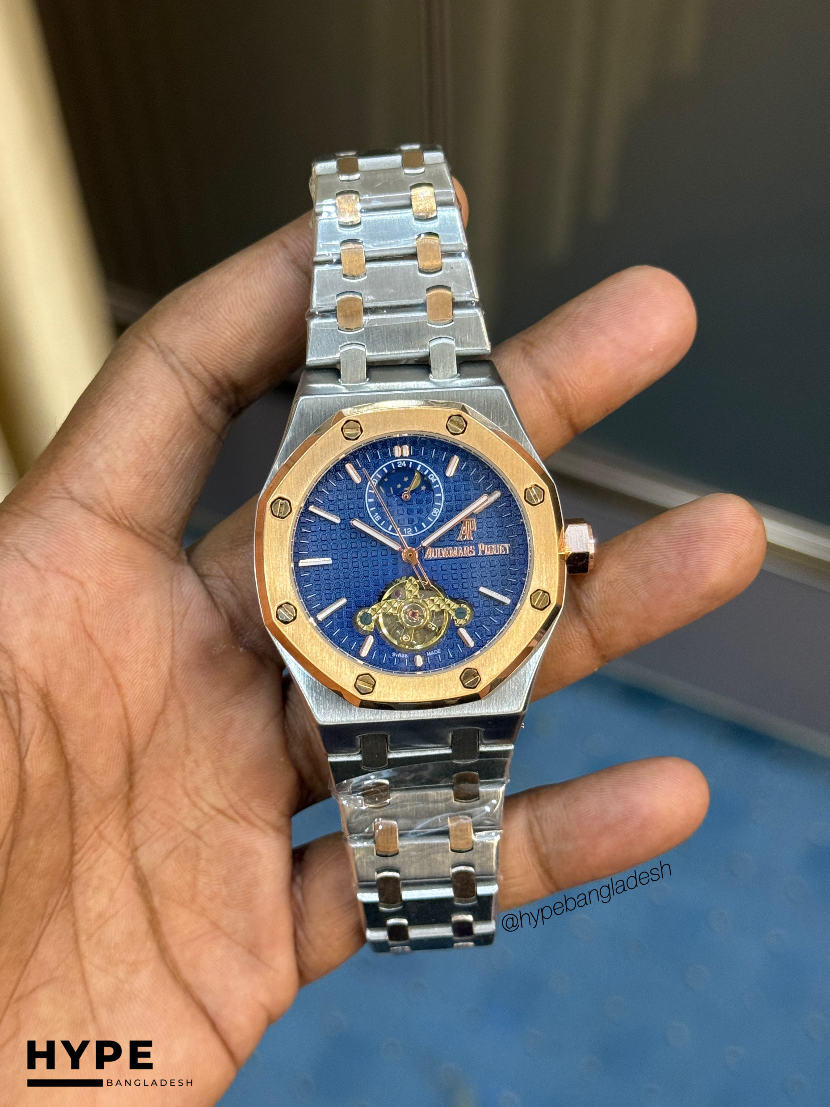 AP Semi AAA Automatic (Rosegold-Blue)_img_0