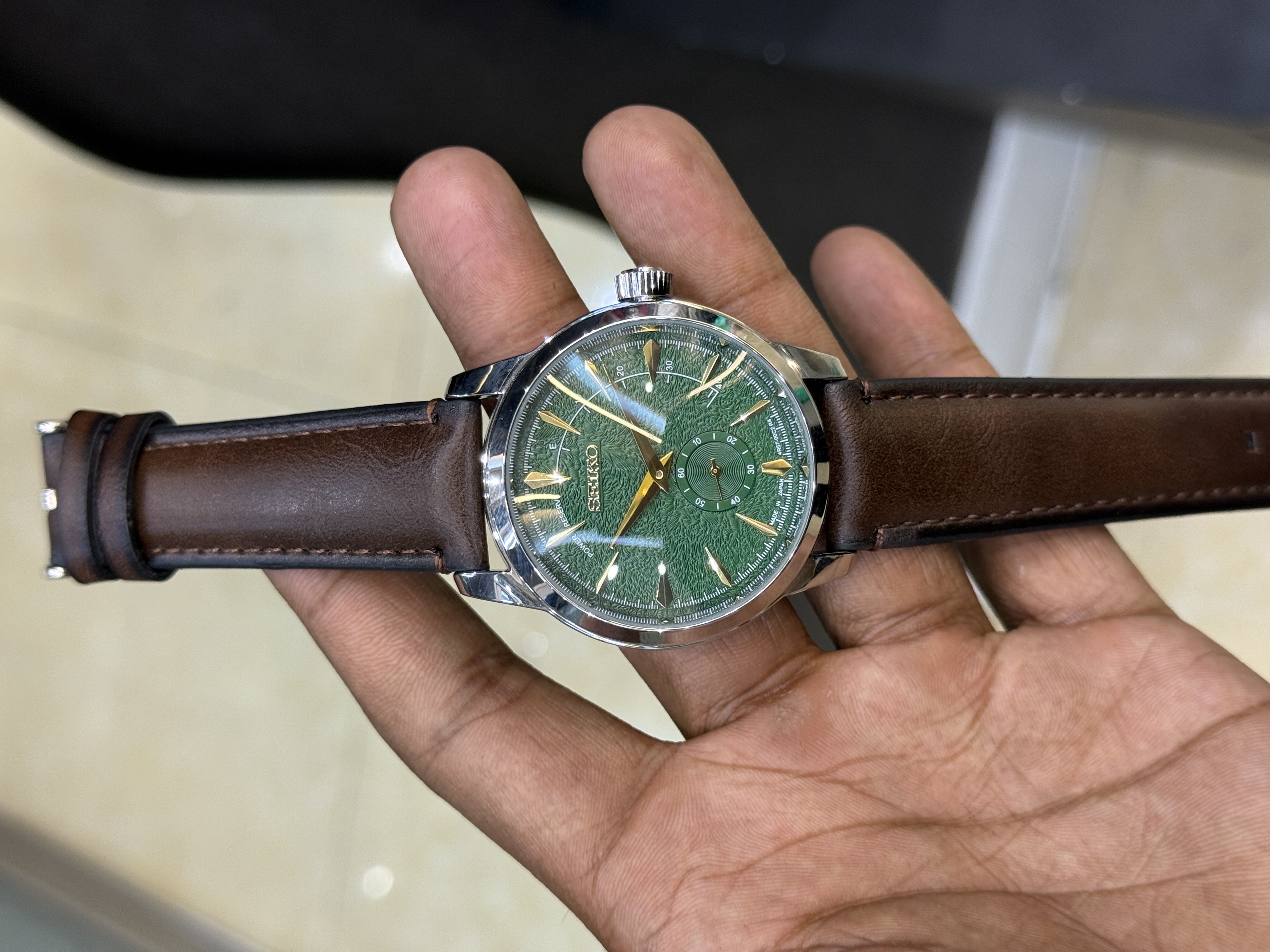 Seiko Presage Blet (Brown-Green)
