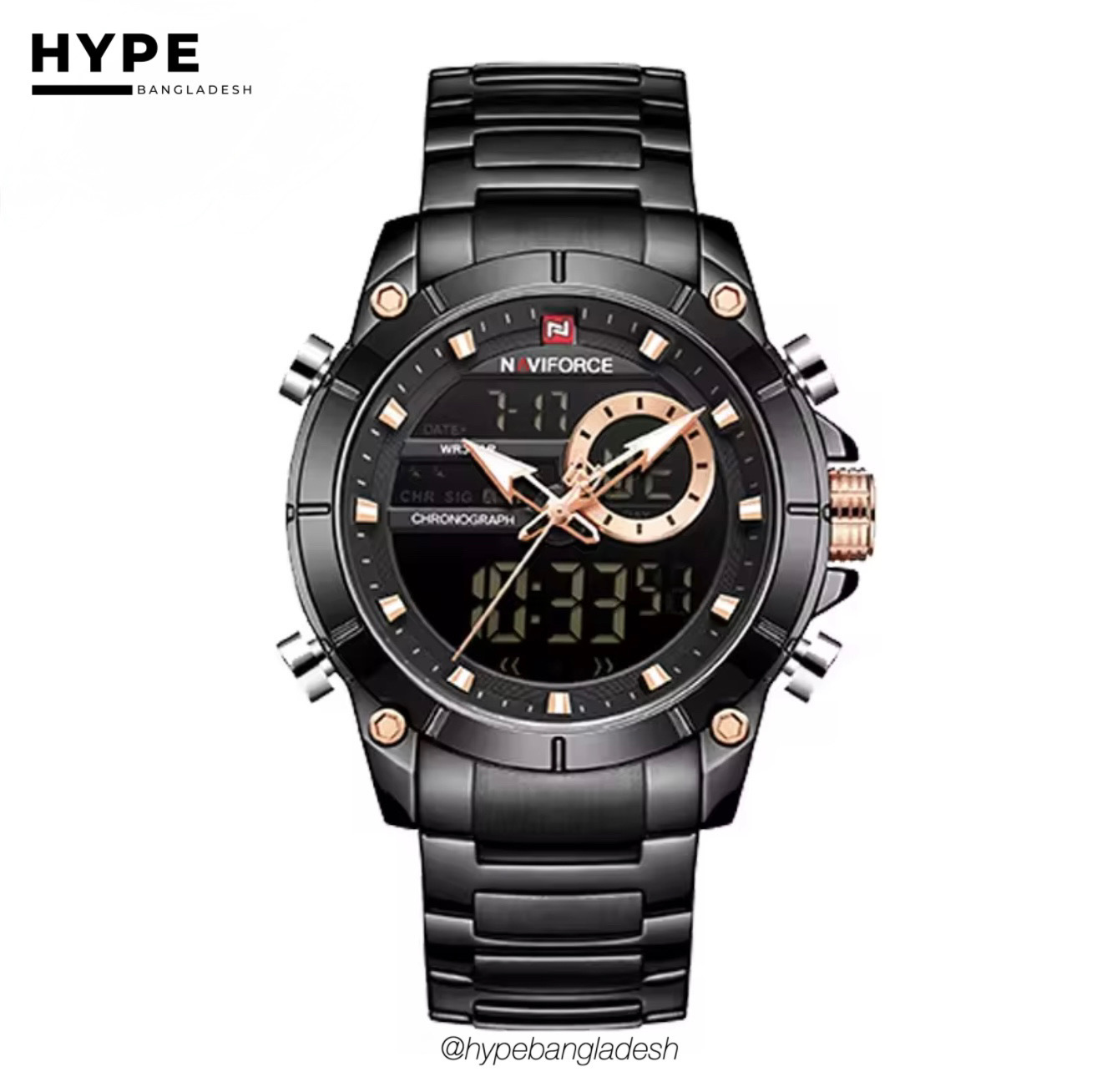 Naviforce 9163 CH - Black_img_0