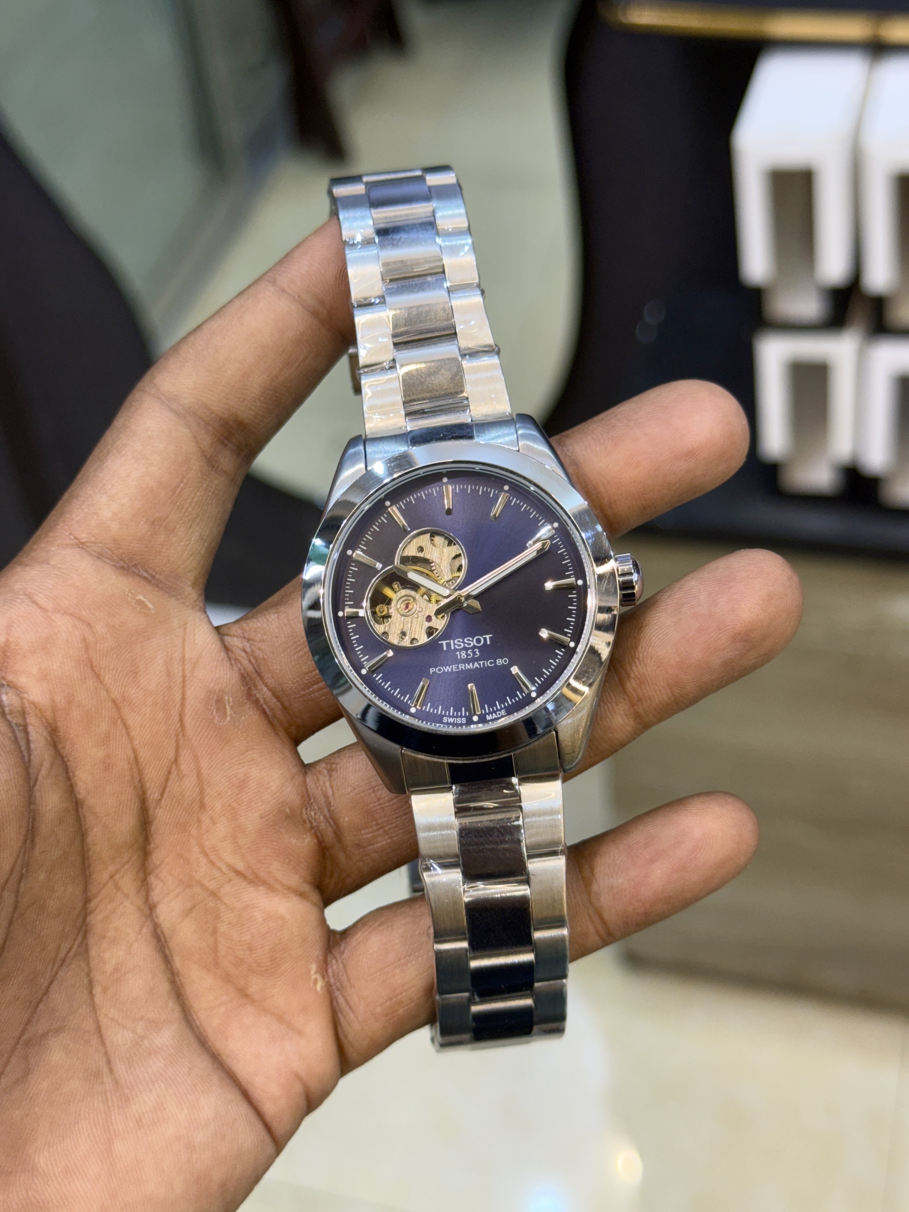 Tissot Automatic Open Heart (Blue)