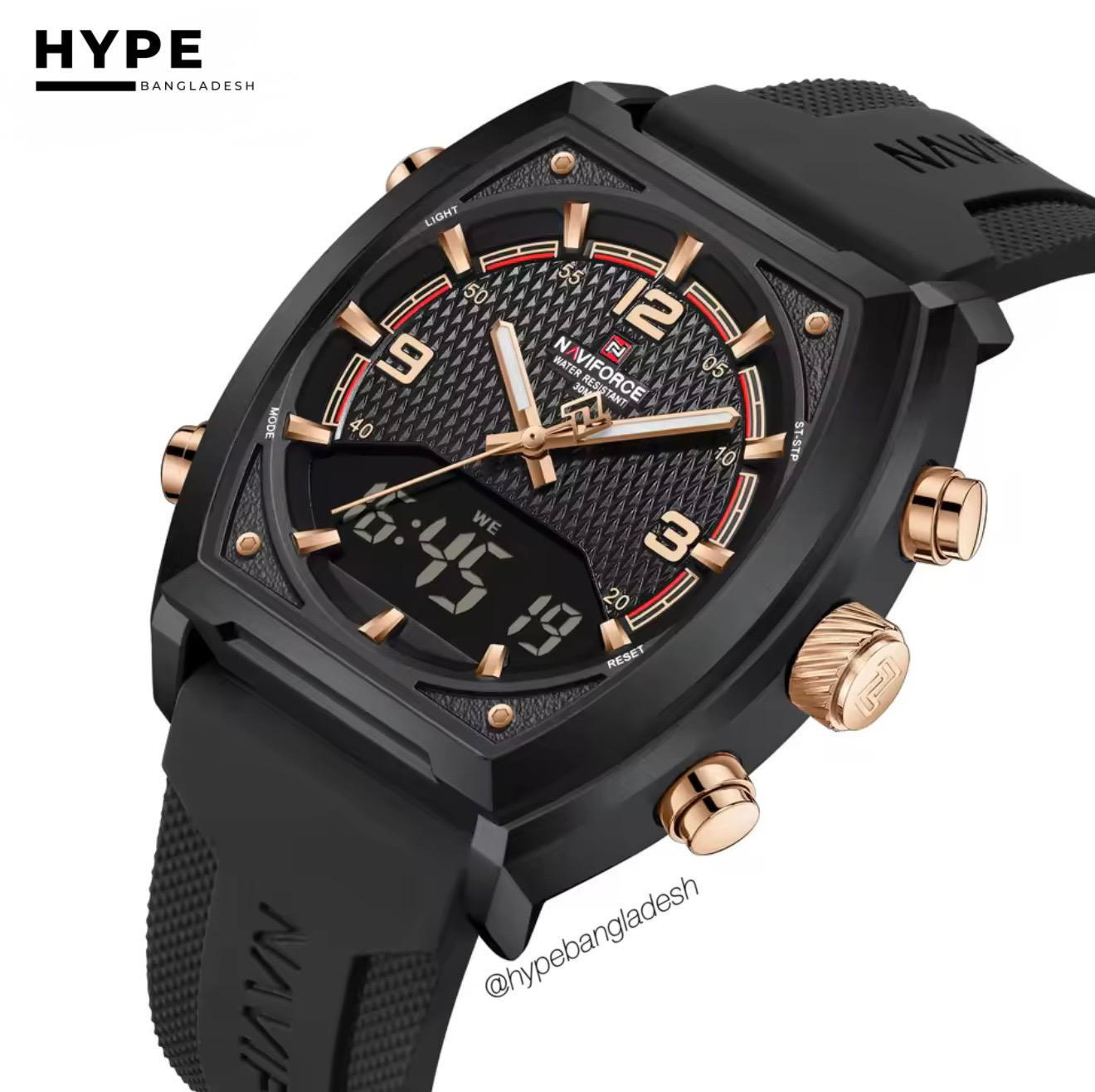 Naviforce 9242 - Black Rosegold