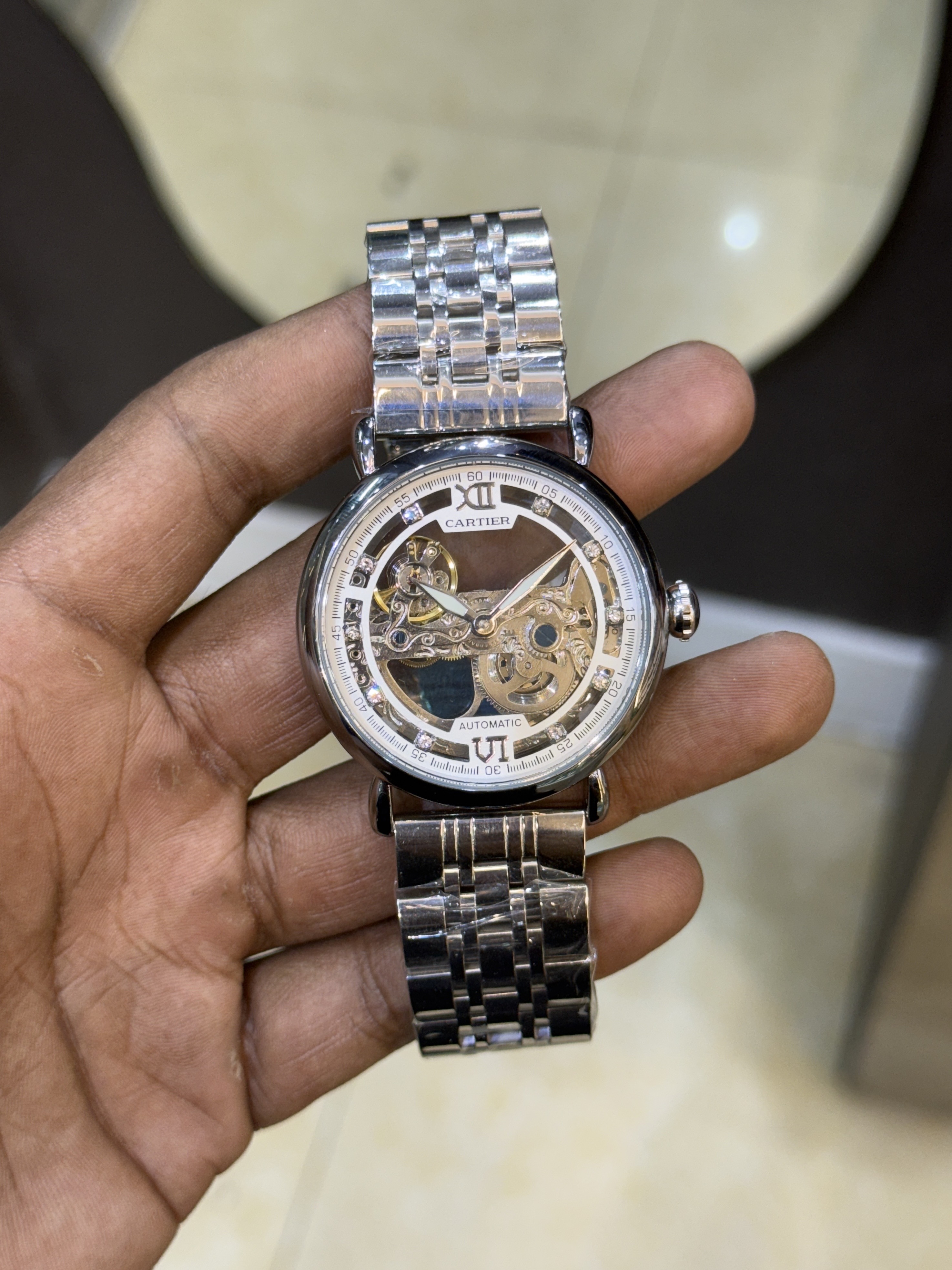 Cartier Transperent Automatic (White)