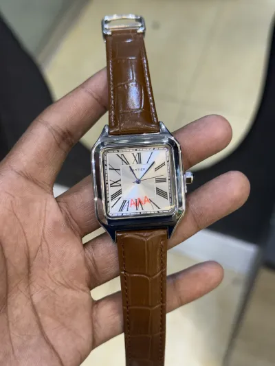 Cartier Square Santos Watch (Brown)_img_2