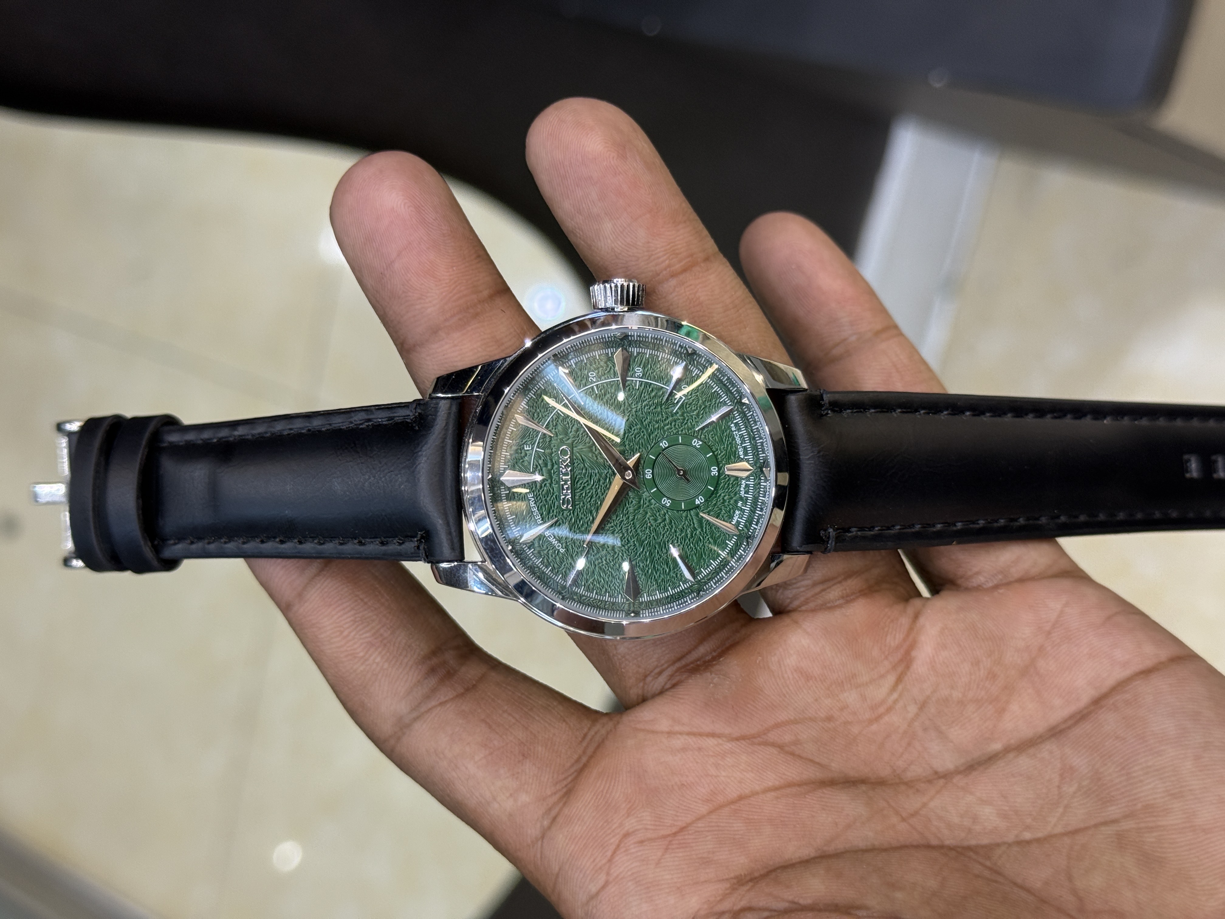 Seiko Presage Blet (Black-Green)
