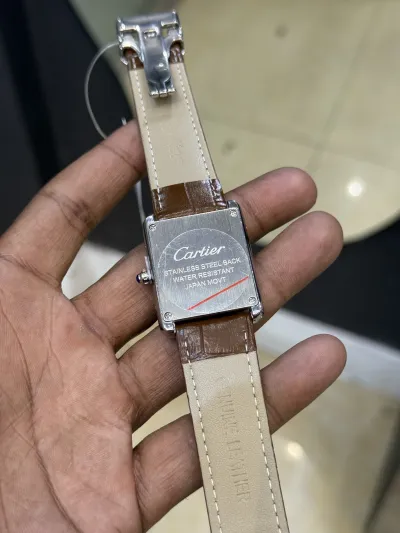 Cartier Tank Watch Model-2 (Brown)_img_1
