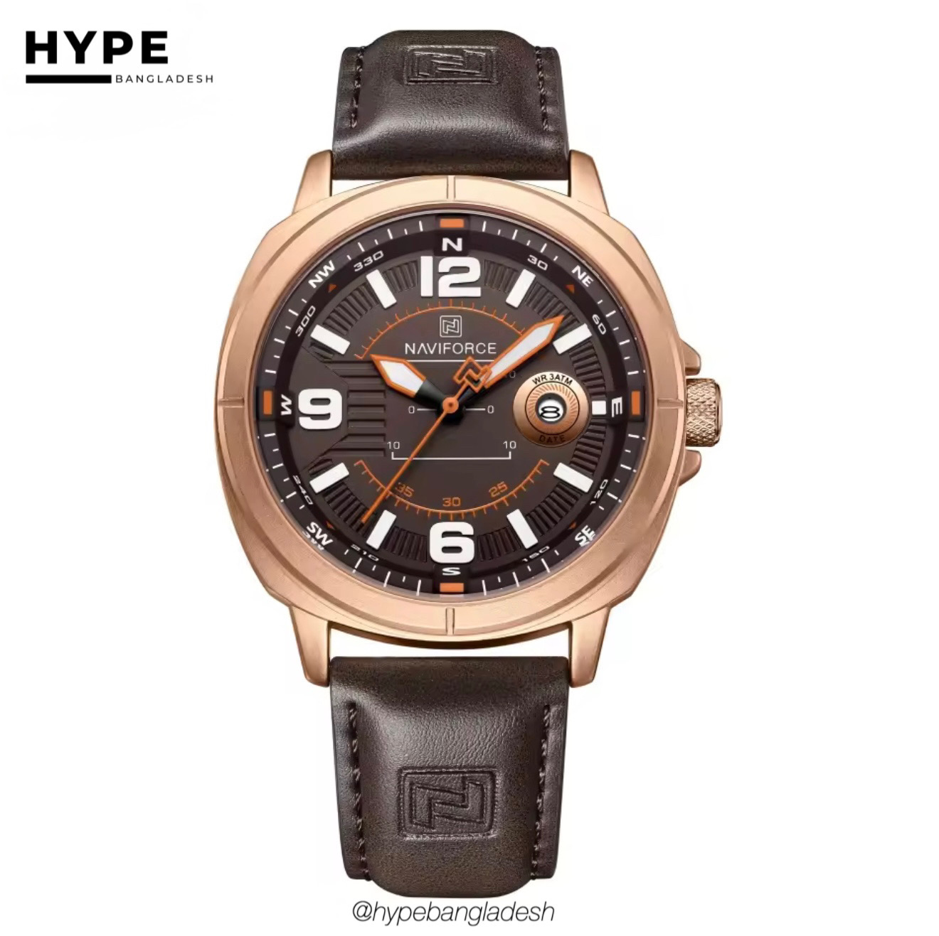 Naviforce 8078 - Brown Rosegold_img_0