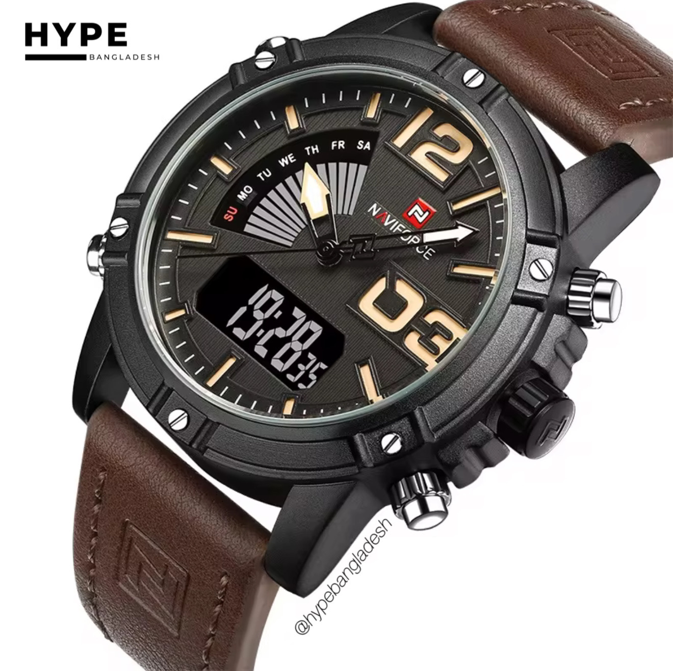 Naviforce 9095 - Brown Black_img_0