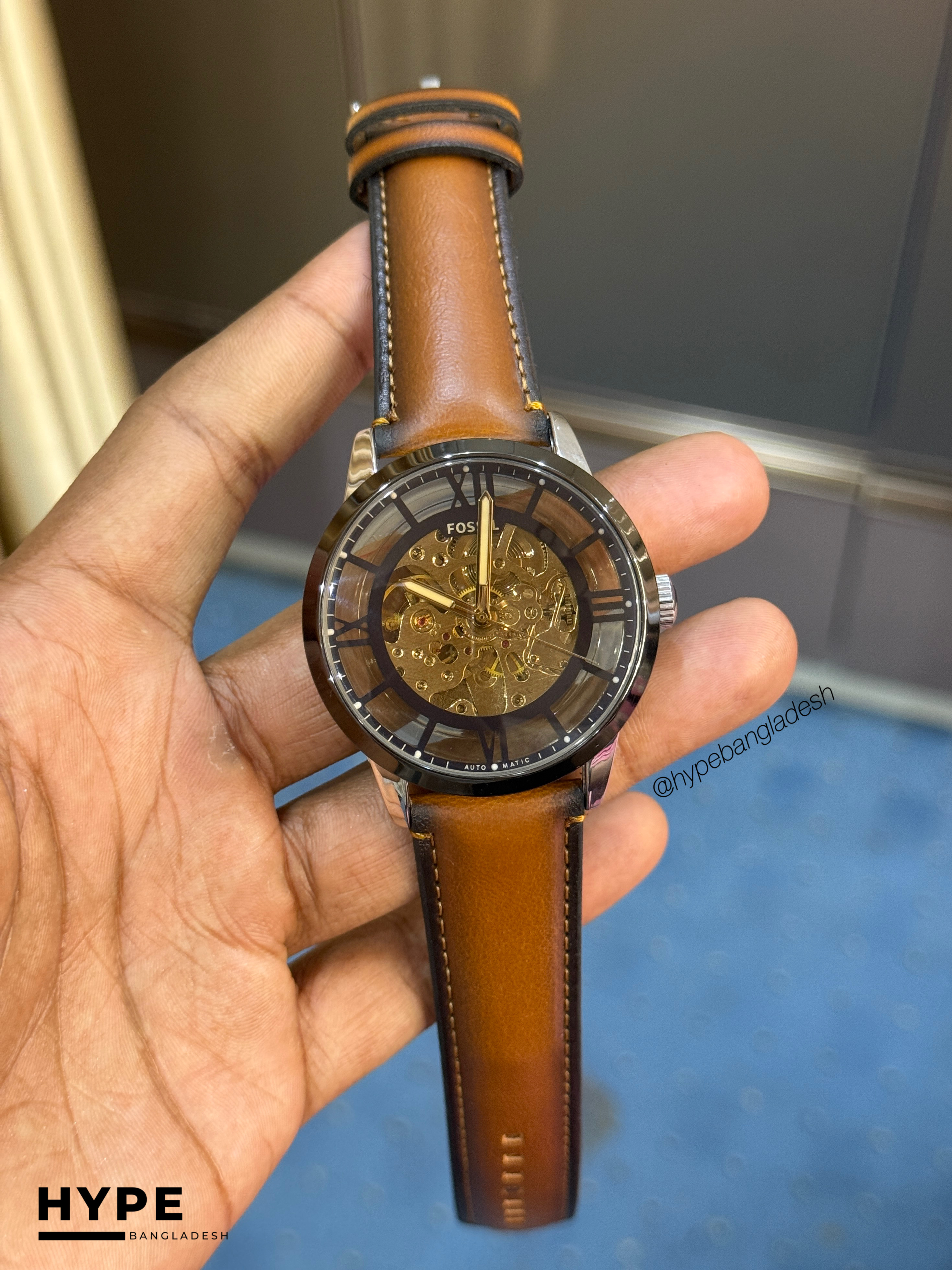 Fossil Transperent Automatic (Brown)