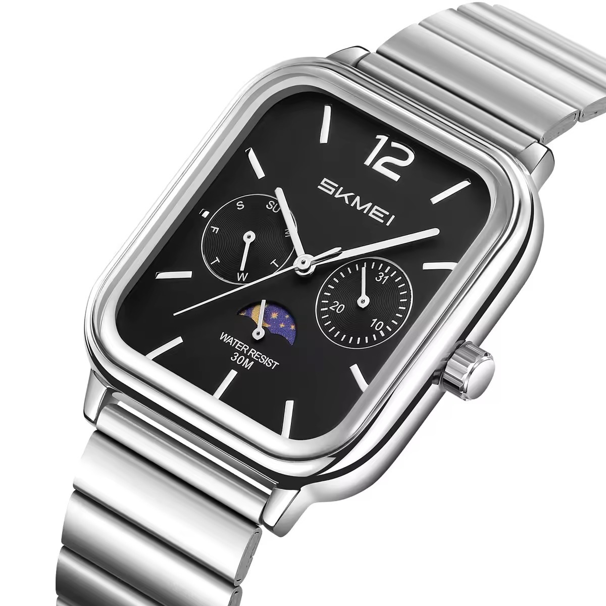 SKMEI 2509 Vintage Moonphase (Black)_img_3