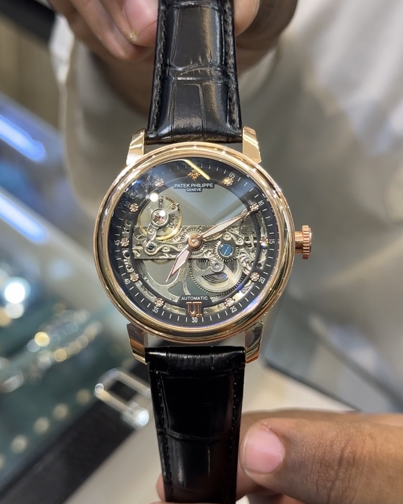 Patek Philippe Transparent Automatic (Black)