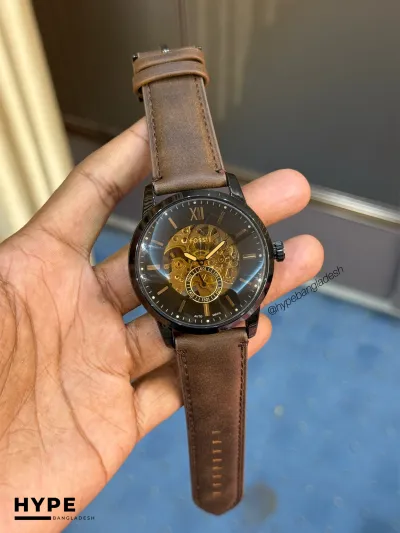 Fossil Automatic With Sub-Dial Belt (Brown)_img_0