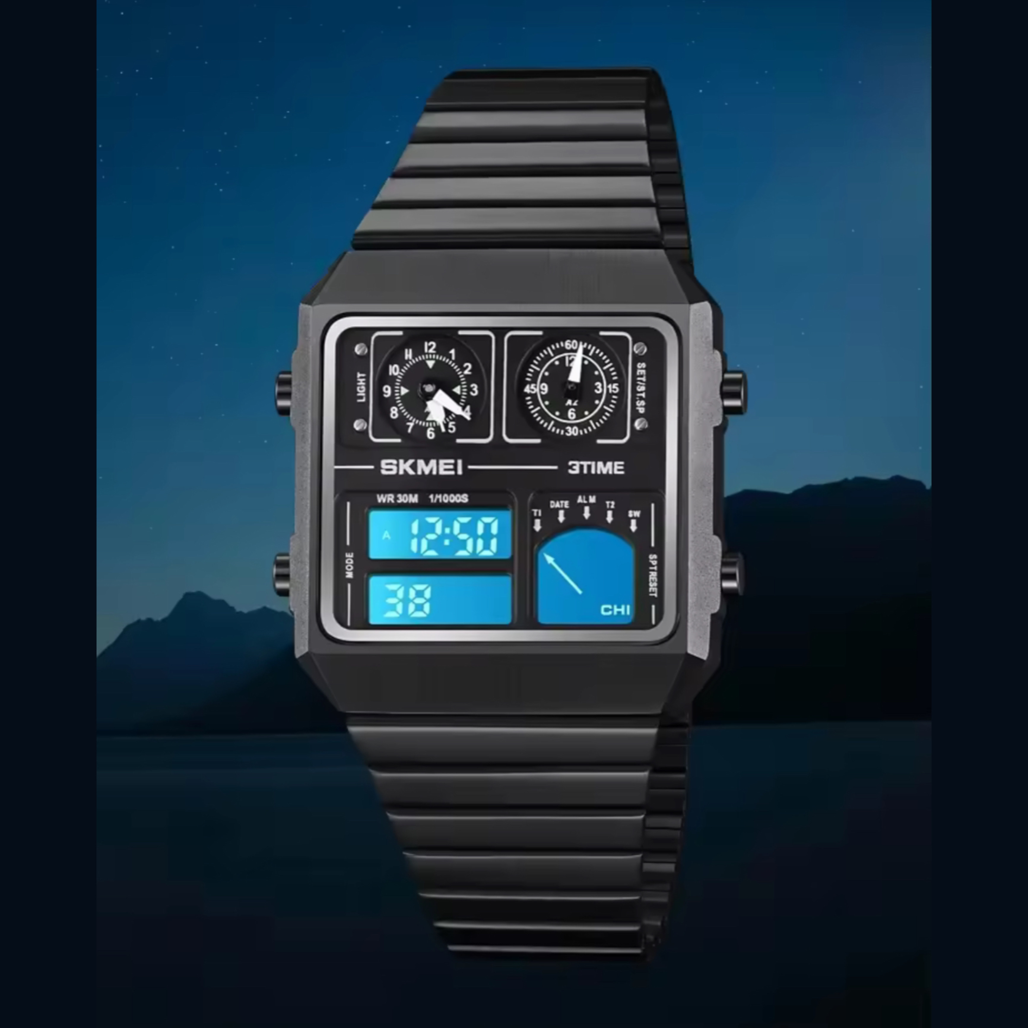 SKMEI 2198 Digital/Analog Multifunctions (Black)_img_2