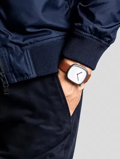 TOMI T-077 Unisex Leather Belt Casual Quartz Wrist Watch (Brown-Black)_img_3